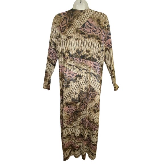 Wild Snakeskin 3 Piece Set By Fashion Nova Size XL Brown/Combo - Picture 2 of 9